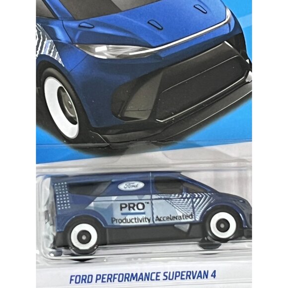 Hot Wheels Ford Supervan 4 Diecast 2024 Toy Car HW Green Speed New - Picture 5 of 9